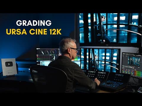 How To Grade An Ursa Cine 12k Scene With No Paid Plugins! - Uk Pro Colourist (bbc, Netflix)