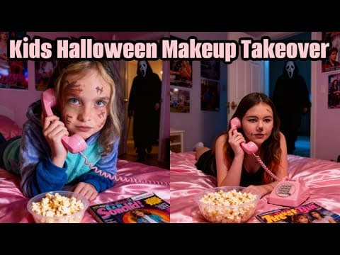 Kids Halloween Makeup Takeover
