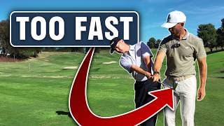 This Downswing Mistake Was Throwing His Entire Swing Out