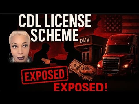 Exposed: How Cdl Licenses Are Being Given To Undocumented Drivers