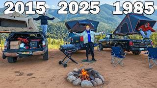 1985 Vs 2025 Winter Truck Camping!