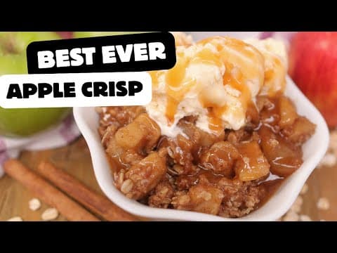 Easy & Addictive Apple Crisp Recipe 🍏🍎 How To Make The Best Apple Crisp