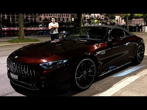 2025 Mercedes Amg Sl 63 S - 816 Hp Full Night Drive Sl63 E Performance  Review