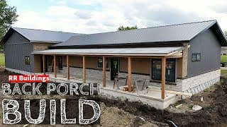 Building A Back Porch Changes Everything! Modest House 26