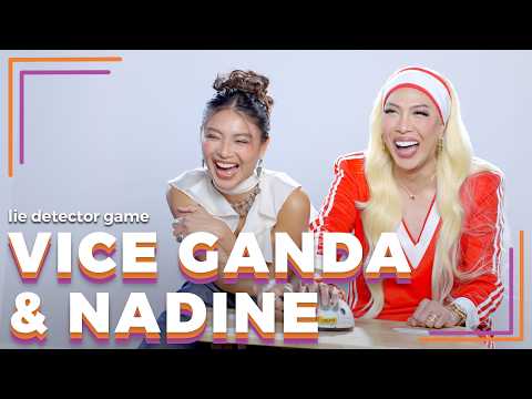 Vice Ganda And Nadine Lustre Play A Lie Detector Game | Rec•create