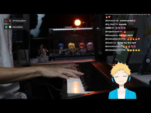🔴playing Anime Song Requests On The Piano アニソン弾きます