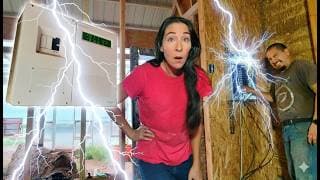 This Did Not Go As Planned! Powering Up Our Off-grid Straw Bale House