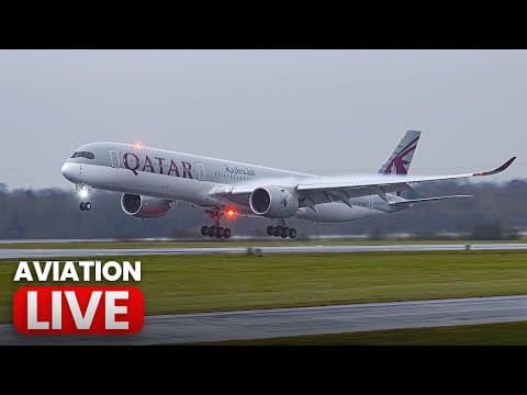🔴 Manchester Airport Live ✈️