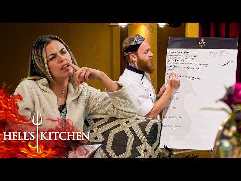 The Final Two Go Over Their Menus With The Returning Chefs | Hell's Kitchen