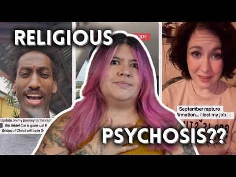 Is "rapturetok" Religious Psychosis? | Therapist Weighs In
