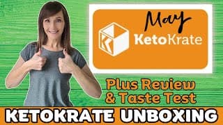 Ketokrate Unboxing & Review May 2024 | Low Carb Snacks