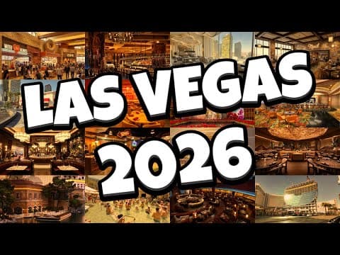 What's New In Las Vegas For 2026! 😲