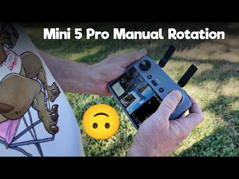 Inverted Secrets Of Dji Mini 5 Pro - Manual Camera Rotation Settings | Tutorial - Fly Upside Down!