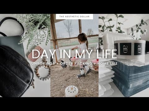 Realistic Day In My Life As A Small Business Owner And Mom 🐓🖤✨ | Studio Vlog | No. 49