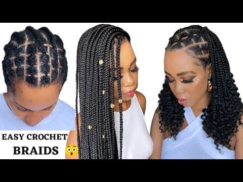 🔥easy Crochet Box Braids / Beginner Friendly /protective Styles / Tupo1