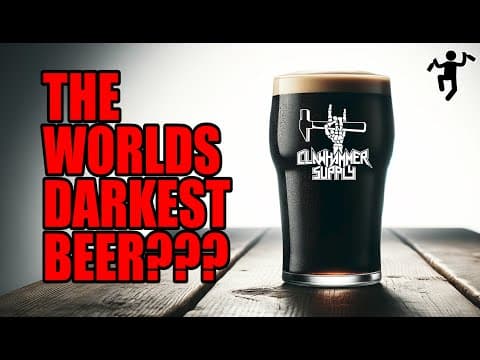 Drinking The Darkest Beer In The World! (having A Beer With Rob)