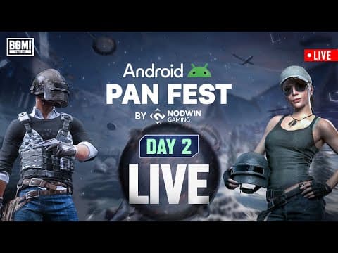 [live] Android Pan Fest Featuring Bgmi - Day 2 | Delhi Comic Con 2025