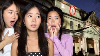 We Stayed Overnight In The Most Haunted Mansion *help*