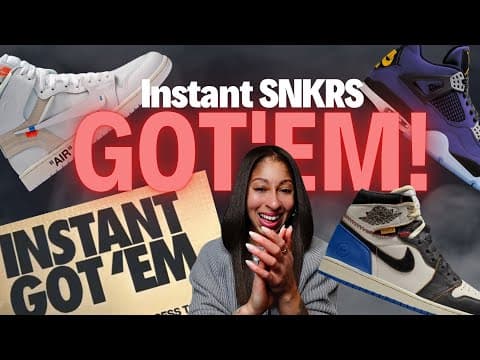 Nike For The People? Snkrs Instant Got'em!...will People Resell These Pairs?!