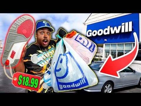 Finding Sold Out Jordans For $18 At The Thrift! My Biggest Haul Yet! 30+ Pickups! Vintage Nike,yeezy