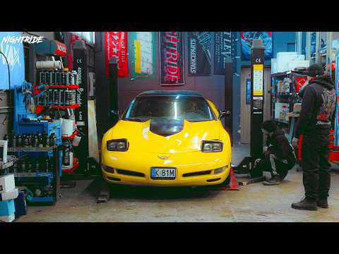 Turning Corvette Into Street Drift Car | Nightride