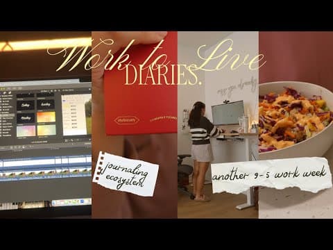 My 9-5 Work Week And Trying To Get My Journal Together Before I Turn 29 🎂