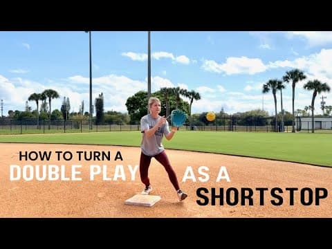 How To Turn A Double Play As A Shortstop