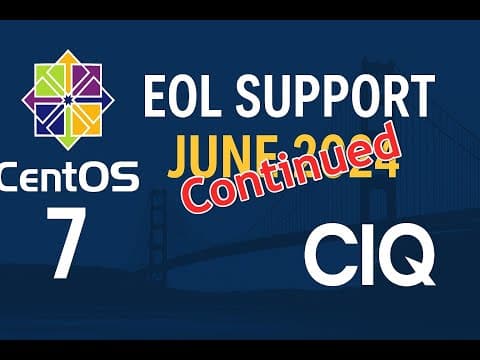 Centos 7 Lives On! Ciq Offers Extended Support!