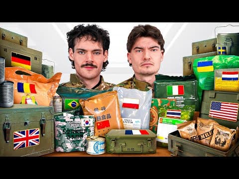 We Tested Military Rations From Every Country!