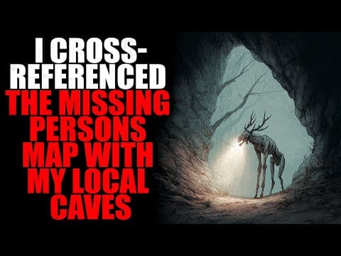 "i Cross-referenced The Missing Persons Map With My Local Caves." | Creepypasta Storytime