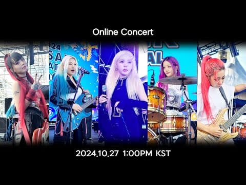 Rolling Quartz 롤링쿼츠 Online Halloween Concert & Ja Young's Birthday Party 온라인 콘서트 & 자영 생파