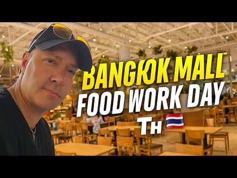 A Day In My Life At A Bangkok Mall: Incredible Food Court + Hidden Workspaces!
