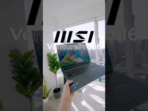Meet the @MSI VenturePro 16 — Built for Creators Who Need Power 💻⚡️ #susbcribe #trending