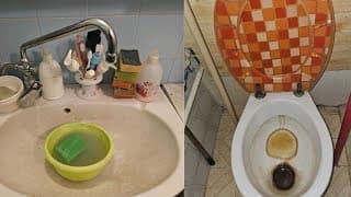 Helping An Elderly Dementia Patient Clean Her Bathroom
