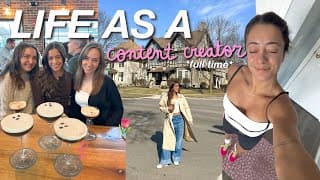 Week In My Life 🎀 Full-time Content Creator & Pro Ice Skater! (dji Osmo Pocket 3, Coaching, Spring!)