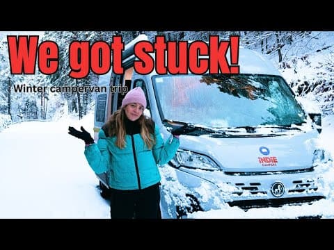 We Got Stuck In A Snowstorm! Real Vanlife With Indie Campers | Pyrenees, Spain