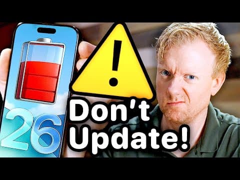 ⚠️ Don’t Update To Ios 26 Until You Do This