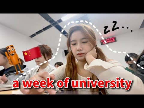 🎒中国大学生vlog // A Week Of University In China : Year 2 Sem 2 Edition 🥲