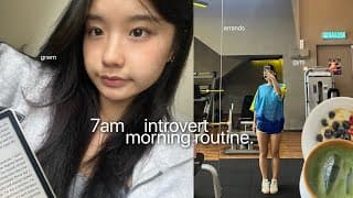 My Realistic 7am Morning Routine & Grwm 🌸