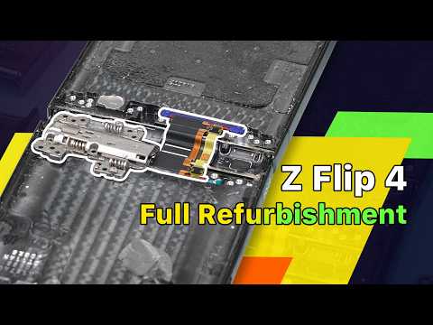 Samsung Z Flip 4 Refurbishment – Screen & Mid-frame Restoration