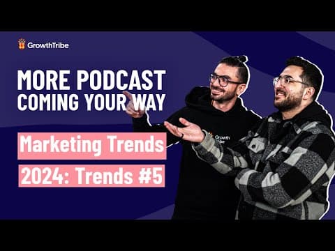 Marketing Trends 2024: Trend #5 More Podcast Coming Your Way