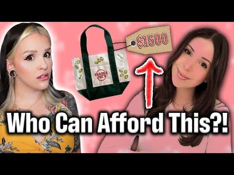 Tiktok Is Enraged At The Influencer Charging $1500 For A Trader Joe's Bag | Gab_nyc