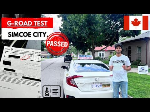 Passed My Class-g Road Test In Ontario 🇨🇦 | 6 Months Living In Canada