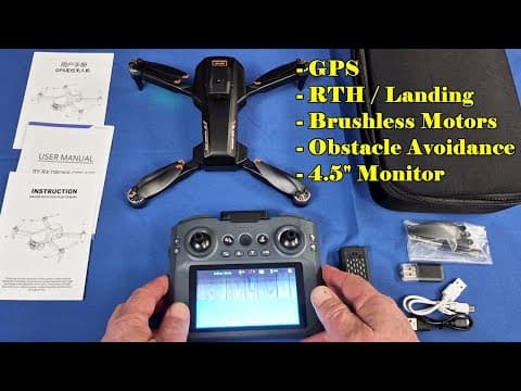 Ylrc S158 Max Gps Drone With Screen Controller Flight Test Review
