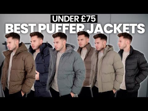 Best Affordable Puffer Jackets For Men Under £75 (weekday, Pull & Bear + More)