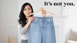 Why 90% Women Look Bad In Wide Leg Jeans (and How To Fix)