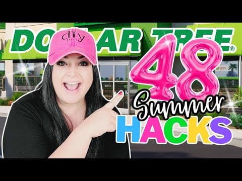 48 🤯 Dollar Tree Hacks You Must Try This Summer! Dollar Tree Diy Crafts