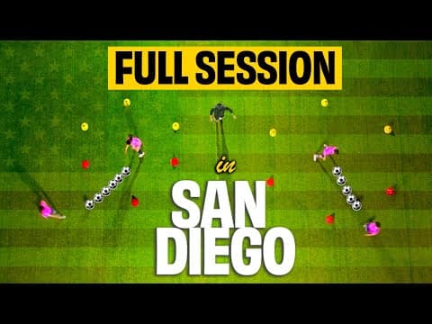 Group Soccer Training Ideas | Full Session 🇺🇸⚽️