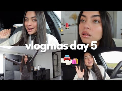 Drive With Me & Beauty Errands + Glowy Makeup Tutorial | Vlogmas Day 5