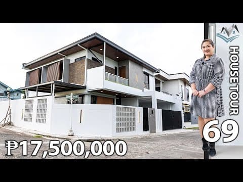 House Tour 69 | Modern Corner 2-storey House Facing Morning Sun